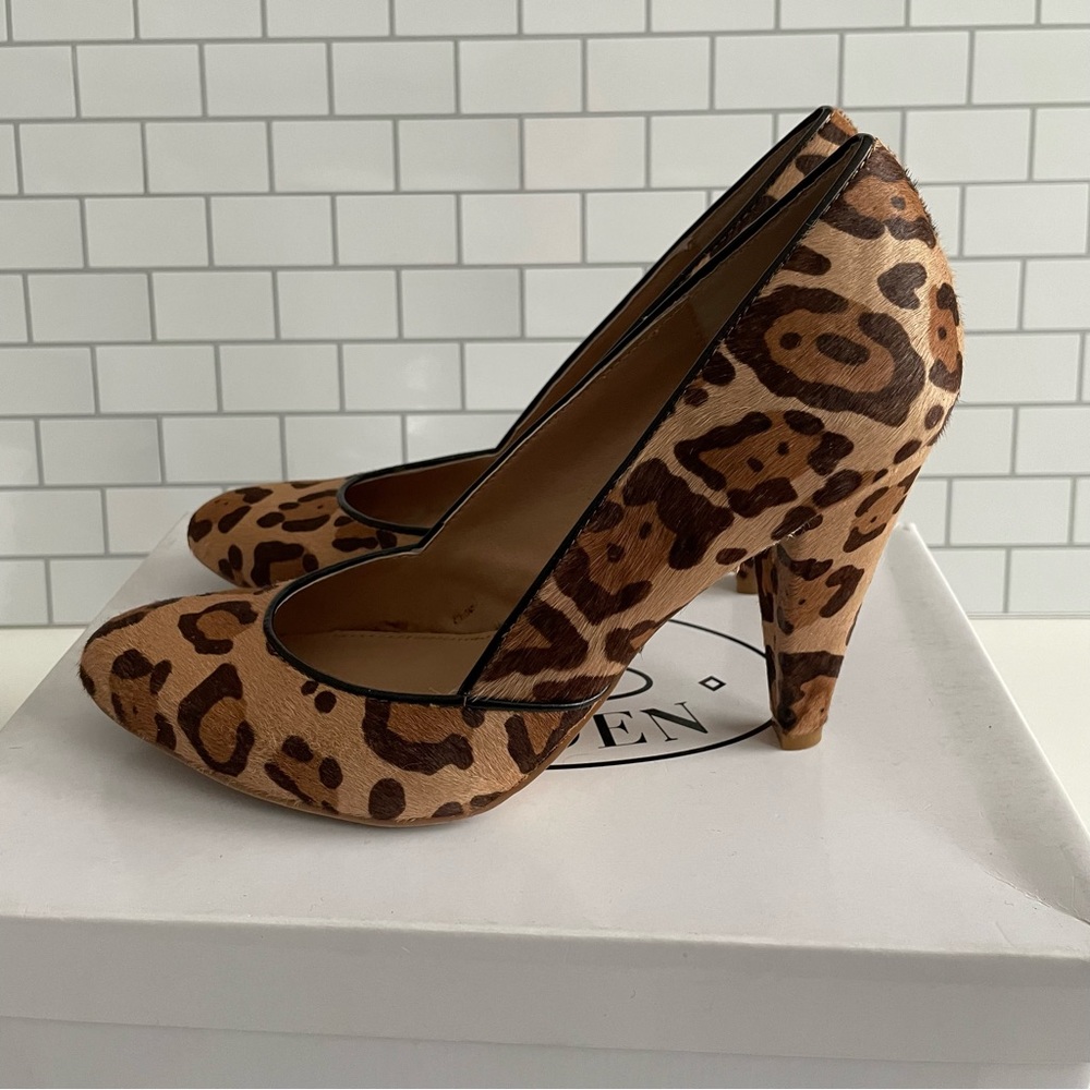 Steve Madden Poized Leopard Heels - Picture 4 of 15